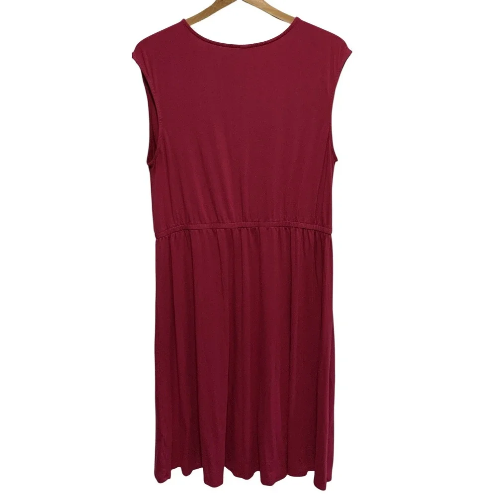 Old Navy Women's Sleeveless Sun Dress Casual 1X Plus Summer Vacation flowy - Picture 4 of 8